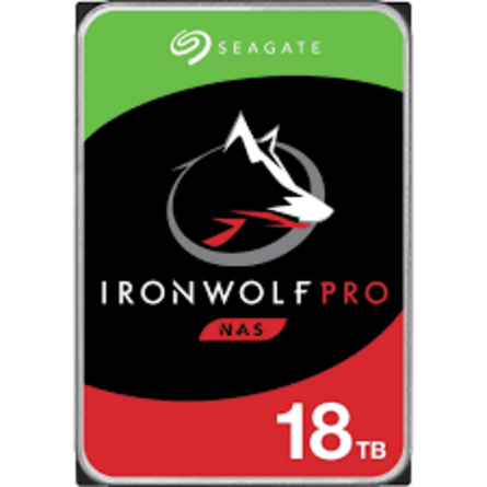 Ổ Cứng HDD 3.5" Seagate IRONWOLF PRO NT 18TB NAS SATA 7200RPM 256MB CACHE (ST18000NT001)