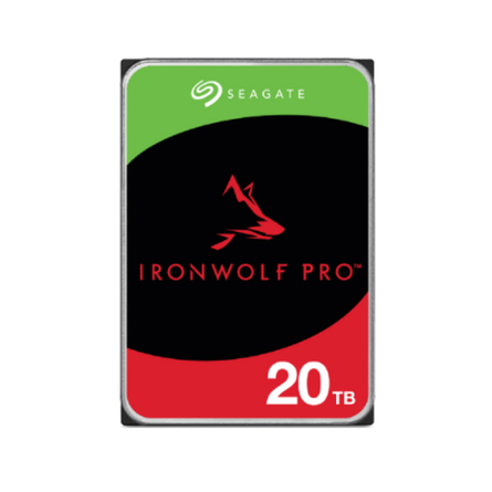 Ổ Cứng HDD 3.5" Seagate IRONWOLF PRO NT 20TB NAS SATA 7200RPM 256MB CACHE (ST20000NT001)