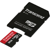 Thẻ Nhớ Transcend 64GB microSDXC UHS-1 Class 10 + SD Adapter (TS64GUSDU1)