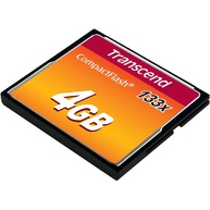 Thẻ Nhớ Transcend CompactFlash 133x 4GB (TS4GCF133)