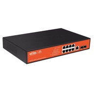 Thiết Bị Chuyển Mạch Wi-Tek  8-port Gigabit PoE & 2 SFP Cloud L2 Managed Switch (WI-PCMS310GF)