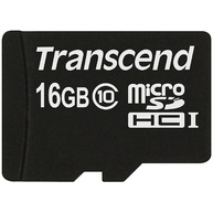 Thẻ Nhớ Transcend 16GB microSDHC Class 10 + SD Adapter (TS16GUSDHC10)