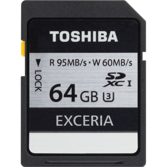 Thẻ Nhớ Toshiba 64GB Exceria UHS-I U3 SDXC Class 10 (PFS064U-1EUS)