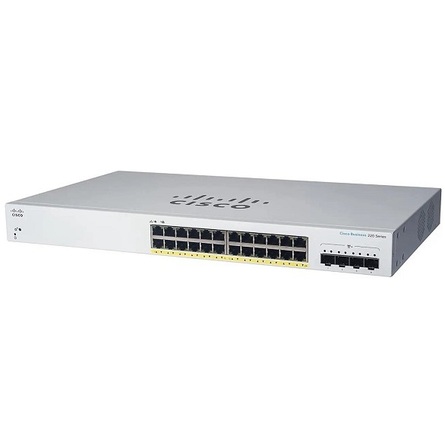 Thiết Bị Chuyển Mạch Cisco CBS220-24P-4G-EU (24-Port Gigabit PoE+)