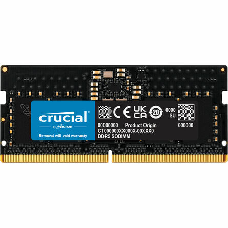 Ram Laptop Crucial 8GB(1x8GB) DDR5 4800MHz (CT8G48C40S5)