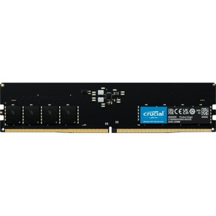 Ram Desktop Crucial 16GB (1x16GB) DDR5 4800MHz (CT16G48C40U5)