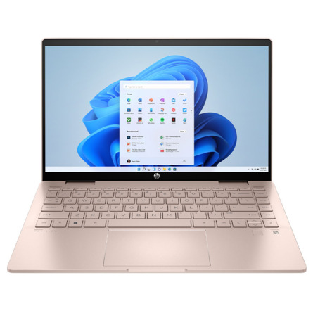 Máy Tính Xách Tay HP Pavilion X360 14-ek2027TU Core 7-150U/16GB DDR4/512GB SSD/14" Full HD Touch/Intel Graphics/Win 11 Home/Gold (9Z2V9PA)