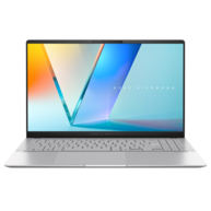 Máy Tính Xách Tay Asus Vivobook S 15 Snapdragon X1E/32GB LPDDR5X/1TB SSD/15.6" 3K/Qualcomm Adreno GPU/Windows 11 Home/Bạc (S5507QA-MA089WS)