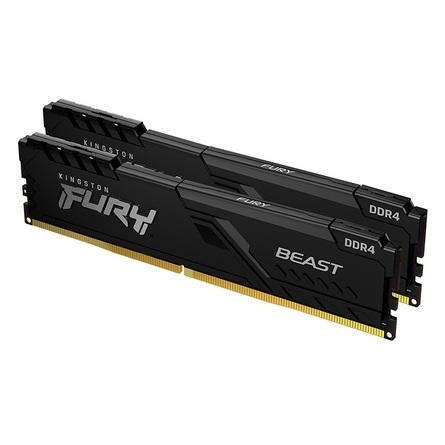 Ram Desktop Kingston FURY Beast 64GB (2x32GB) DDR4 3200Mhz (KF432C16BBK2/64)