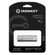 USB Bảo Mật Kingston IronKey Locker+ 50 16GB (IKLP50/16GB)