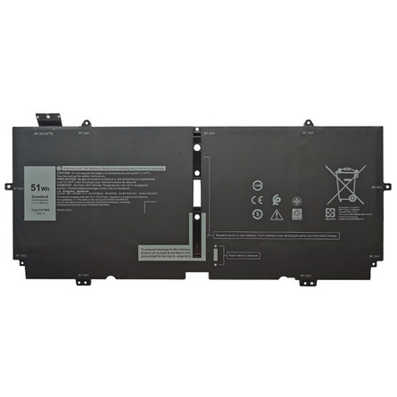 Pin Laptop Dell XPS 13 7390 Tablet 2-in-1 TABLET 51WH 52TWH (ZIN) – 4 CELL