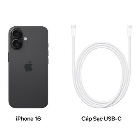 Điện Thoại Di Động Apple iPhone 16 128GB (Black)