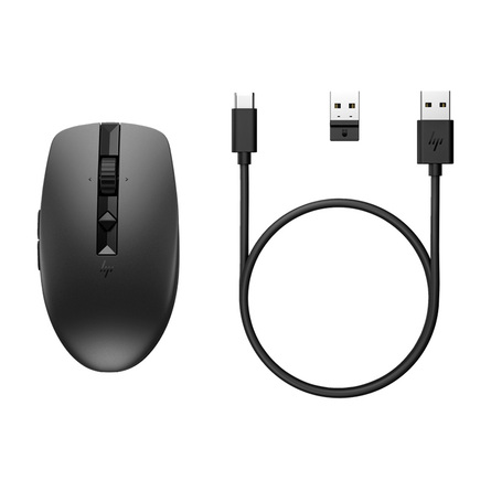 Chuột Máy Tính HP 710 Rechargeable Silent Black Bluetooth Mouse-A/P (6E6F2AA)