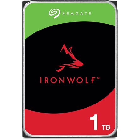 Ổ Cứng HDD 3.5" Seagate IRONWOLF NAS 1TB SATA 5400RPM 256MB (ST1000VN008)