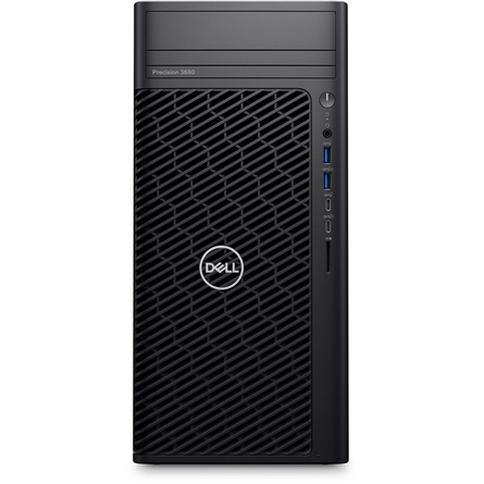 Máy Trạm Workstation Dell Precision 3680 Core i9-14900/32GB DDR5/256GB SSD + 1TB HDD/NVIDIA T1000 8GB/USB Keyboard & Mouse/Linux/Black (71047056)
