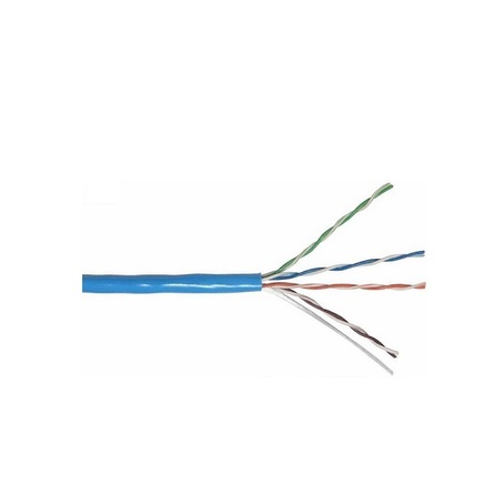 Dây Cáp Mạng LS U/UTP CAT6, 24AWG, lõi đồng đặc, 4 đôi, vỏ PVC, CMX, màu xanh (UTP-G-C6G-E1VN-X 0.5X004P/BL)