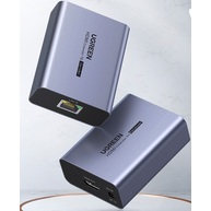 Bộ Kéo Dài Tín Hiệu UGreen  HDMI 70m qua cáp Lan Cat5/6 (20519EU)