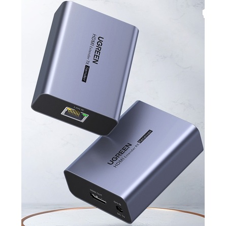 Bộ Kéo Dài Tín Hiệu UGreen  HDMI 70m qua cáp Lan Cat5/6 (20519EU)