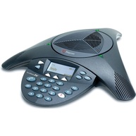 Điện Thoại Hội Nghị Polycom SoundStation 2 Không Mở Rộng Có Màn Hình