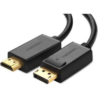 Cáp Chuyển Đổi UGreen DP101 DisplayPort To HDMI Chiều Dài 8M (10205)