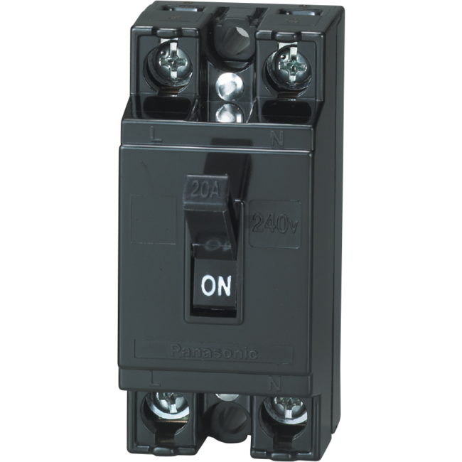 Cầu Dao Panasonic MCCB 2P 15A 1.5KA 240VAC (BS1111TV) Cầu Dao Panasonic MCCB 2P 15A 1.5KA 240VAC (BS1111TV)