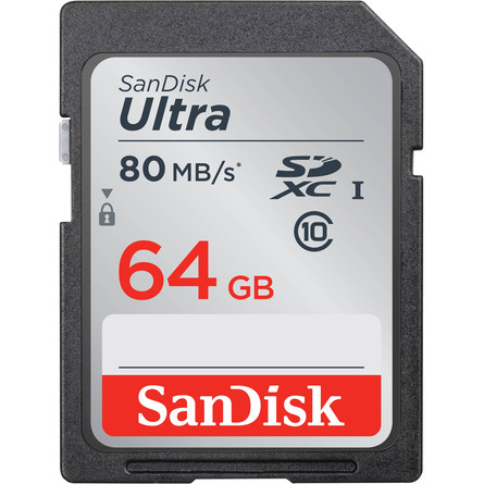 Thẻ Nhớ Sandisk Ultra 64GB SDXC UHS-I Class 10 (SDSDUNC-064G-GN6IN)