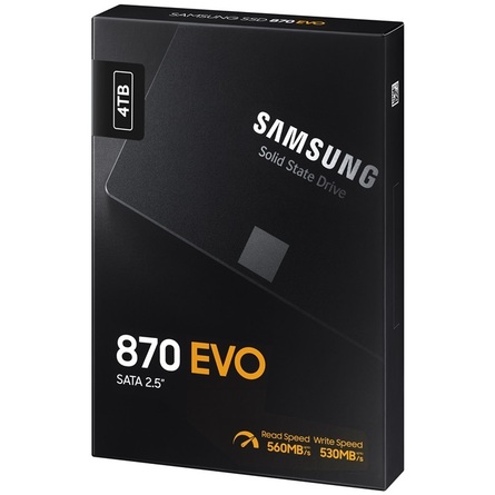 Ổ Cứng SSD SAMSUNG 870 EVO 4TB SATA 2.5" 4096MB Cache (MZ-77E4T0BW)