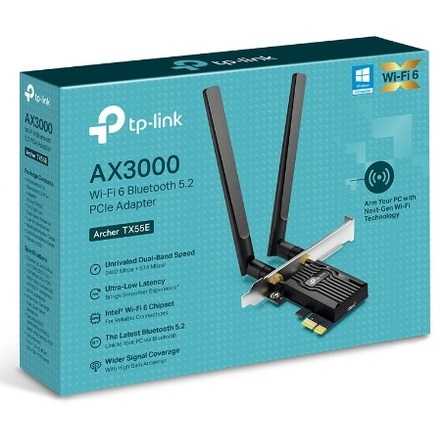 Card WiFi TP-Link Archer TX55E AX3000 | WiFi 6