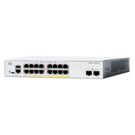 Thiết Bị Mạng Switch Cisco Catalyst 1200 16-port GE, PoE 120W, 2x1G SFP, Rack-mountable (C1200-16P-2G)