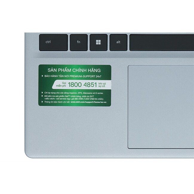 Máy Tính Xách Tay Dell Inspiron 5440 Core 7 150U/16GB DDR5/512GB SSD/14" Full HD/Intel Iris Xe Graphics/Win 11 Home/Ice Blue (N4I7204W1)