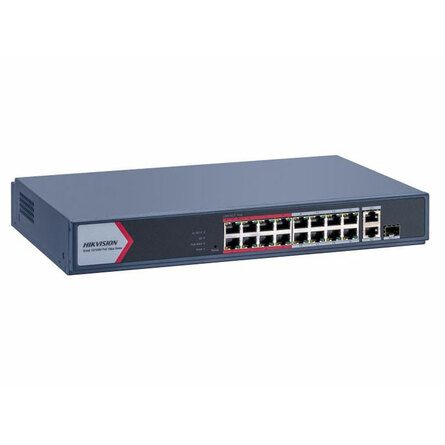 Thiết Bị Mạng Switch HIKVISION 16 cổng PoE (DS-3E1318P-EI/M)
