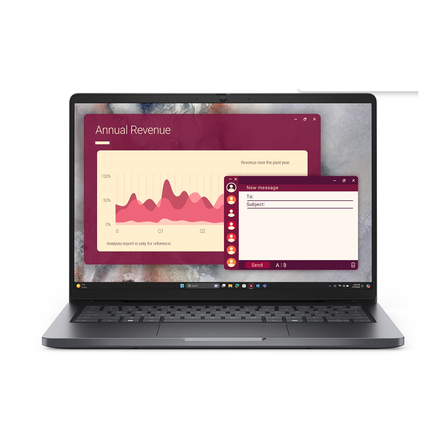 Máy Tính Xách Tay Dell Pro 14 Core 5-120U/16GB DDR5/1TB SSD/14" Full HD/Intel Graphics/Windows 11 Home/Grey (71076111)