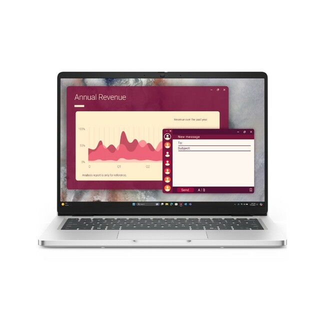 Máy Tính Xách Tay Dell Pro 14 Core Ultra 5-235U/16GB DDR5/512GB SSD/14" Full HD/Intel Graphics/Windows 11 Pro/Platinum Silver (PC14250-235U-16512W)