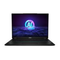 Máy Tính Xách Tay MSI Stealth 18 AI Studio Core Ultra 9-185H/32GB DDR5/2TB SSD/18" UHD+/Nvidia Geforce RTX 4080/Windows 11 Home/Midnight Black (A1VHG-058VN)