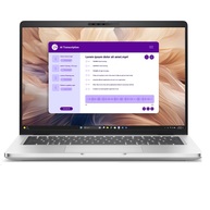 Máy Tính Xách Tay Dell Pro 14 PC14250 Core Ultra 5-235U/8GB DDR5/512GB SSD/14" Full HD+/Intel Graphic/Windows 11 Pro/Silver (PC14250U5235U3Y)
