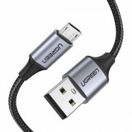 Dây Cáp Sạc UGreen USB 2.0 dài 3m bọc dù sạc 2.4a QC3.0 (60403)