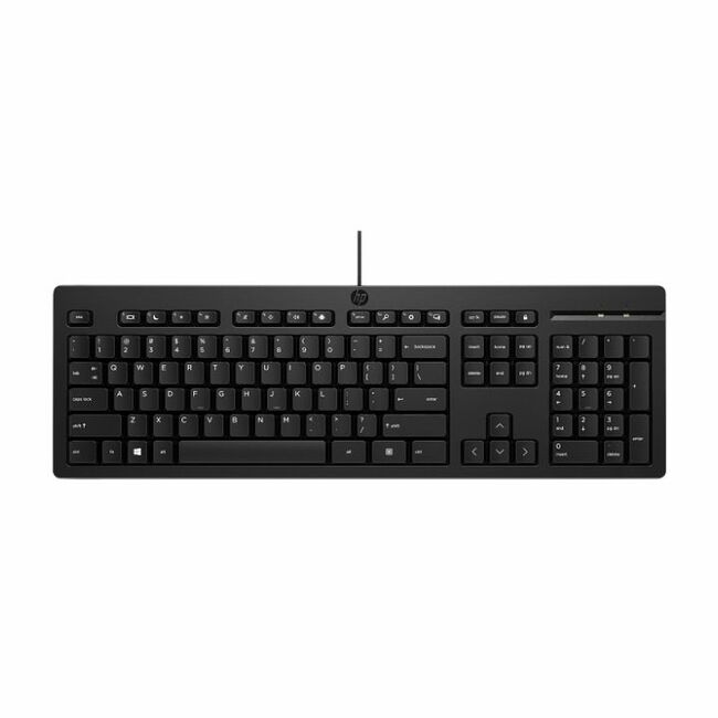 Bàn phím Laptop HP 125 Wired Keyboard - Black (266C9AA)
