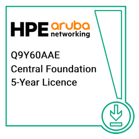 Phần mềm Aruba Networking Central AP Foundation 5-year Subscription E-STU (Q9Y60AAE)