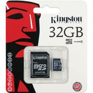 Thẻ Nhớ Kingston 32GB microSDHC Class 4 + SD Adapter (SDC4/32GB)