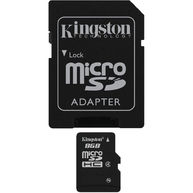 Thẻ Nhớ Kingston 8GB microSDHC Class 4 + SD Adapter (SDC4/8GB)
