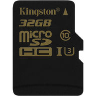 Thẻ Nhớ Kingston 32GB microSDHC UHS-I U3 Class 10 + SD Adapter (SDCAC/32GB)