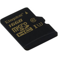 Thẻ Nhớ Kingston 16GB microSDHC Gold UHS-I Speed Class 3 + SD Adapter (SDCG/16GB)