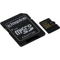 Thẻ Nhớ Kingston 16GB microSDHC Gold UHS-I Speed Class 3 + SD Adapter (SDCG/16GB)