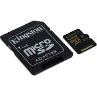 Thẻ Nhớ Kingston 64GB microSDXC Gold UHS-I Speed Class 3 + SD Adapter (SDCG/64GB)