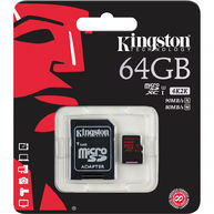 Thẻ Nhớ Kingston 64GB microSDXC Gold UHS-I U3 Speed Class 3 + SD Adapter (SDCA3/64GB)