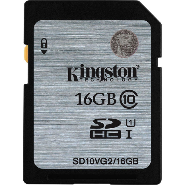 Thẻ Nhớ Kingston 16GB SDHC UHS-I Class 10 (SD10VG2/16GB)