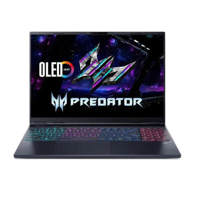 Máy Tính Xách Tay Acer Gaming Predator Helios Neo 16S AI PHN16S-I51-97T9 Core Ultra 9-386H/16GB DDR5/512GB SSD/NVIDIA GeForce RTX 5070 8GB GDDR7/16'' 2K OLED/Windows 11 Home SL/Đen (NH.U3SSV.006)