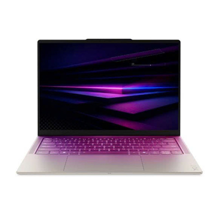 Máy Tính Xách Tay Lenovo Yoga Slim 7 14ILL11 Core Ultra 5 226V/16GB LPDDR5x/512GB SSD/14" WUXGA OLED/Intel Graphics/Windows 11 Home SL/Trắng kem (83R0003BVN)