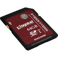 Thẻ Nhớ Kingston 64GB SDXC UHS-I Speed Class 3 (SDA3/64GB)