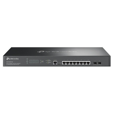 Thiết Bị Chuyển Mạch TP-Link Omada quản lý L2+ 8 cổng 2.5GBASE-T và 2 cổng 10GE SFP+ với 8 cổng PoE+ (SG3210XHP-M2)